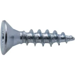 Vis à bois tête fraisée PZ zinguée Vissal filet total 3x25 mm x30 vis