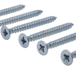 Vis à bois tête fraisée PZ zinguée Vissal filet total 5x20 mm x18 vis