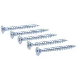 Vis à bois tête fraisée PZ zinguée Vissal filet total 3,5x20 mm x100 vis