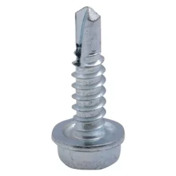 Vis autoperceuse tête hexagonale zinguée Vissal 4,8 x 19 mm lot de 18 vis