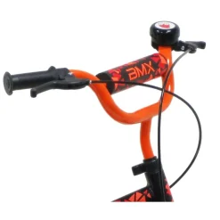 Vélo 14'' Garçon Street Art pour enfant de 95/110 cm avec stabilisateurs à molettes - Plaque décorative avant - Porte bidon - 2 freins