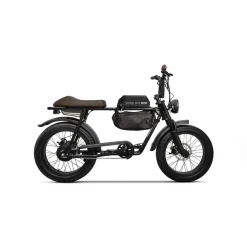 Vélo avec Assistance Électrique Moto Coast 20 - Noir et Marron