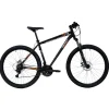 Vélo VTT 27,5'' Rigide Homme Discovery Adventures - Cadre Alu - Double Freins à Disque - Dérailleur Shimano - Sélecteurs à gâchettes - Fourche télescopique - Potence headset