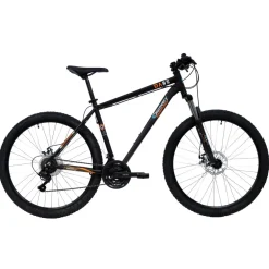 Vélo VTT 27,5'' Rigide Homme Discovery Adventures - Cadre Alu - Double Freins à Disque - Dérailleur Shimano - Sélecteurs à gâchettes - Fourche télescopique - Potence headset