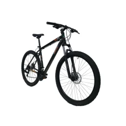 Vélo VTT 27,5'' Rigide Homme Discovery Adventures - Cadre Alu - Double Freins à Disque - Dérailleur Shimano - Sélecteurs à gâchettes - Fourche télescopique - Potence headset