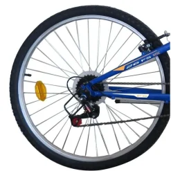 Vélo VTT 26'' Tout suspendu Homme Freerider - Fourche télescopique - Frein à disque avant et V Brake à l'arrière - 21 Vitesses - Shimano
