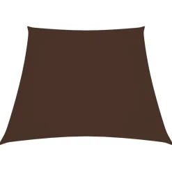 Voile de parasol Tissu Oxford trapeze 3/4x3 m Marron