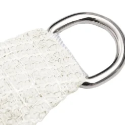 Voile d'ombrage 160 g/m^2 Blanc 3x4x4 m PEHD