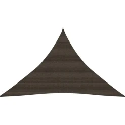 Voile d'ombrage 160 g/m^2 Marron 4x4x5,8 m PEHD