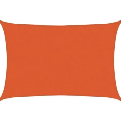 Voile d'ombrage 160 g/m^2 Orange 2,5x4 m PEHD