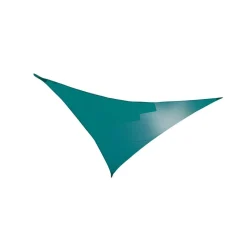 Voile d'ombrage triangulaire SERENITY - 5 x 5 x 5 m - Bleu Canard - Jardiline