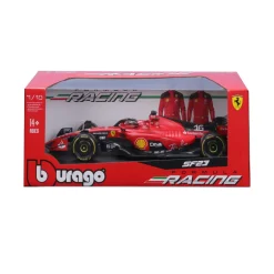 Voiture Ferrari F1 SF 2023 de Charles Leclerc - échelle 1/18ème - Rouge