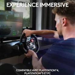 Volant de Course avec Pédales G29 DRIVING FORCE pour PS5, PS4, PC, Mac