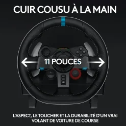 Volant de Course avec Pédales G29 DRIVING FORCE pour PS5, PS4, PC, Mac