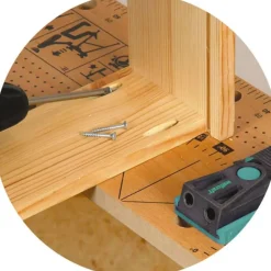 wolfcraft Ensemble de gabarits de poche 4642000