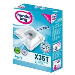 X351 Lot 4 Sacs Aspirateurs en Microfibres